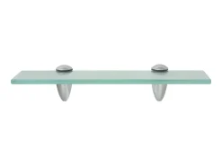 Prateleira flutuante vidro 30x10 cm 8 mm PT305052^ Prateleira