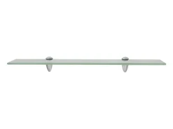 vidaxl Prateleira flutuante vidro 60x10 cm 8 mm^ Prateleira
