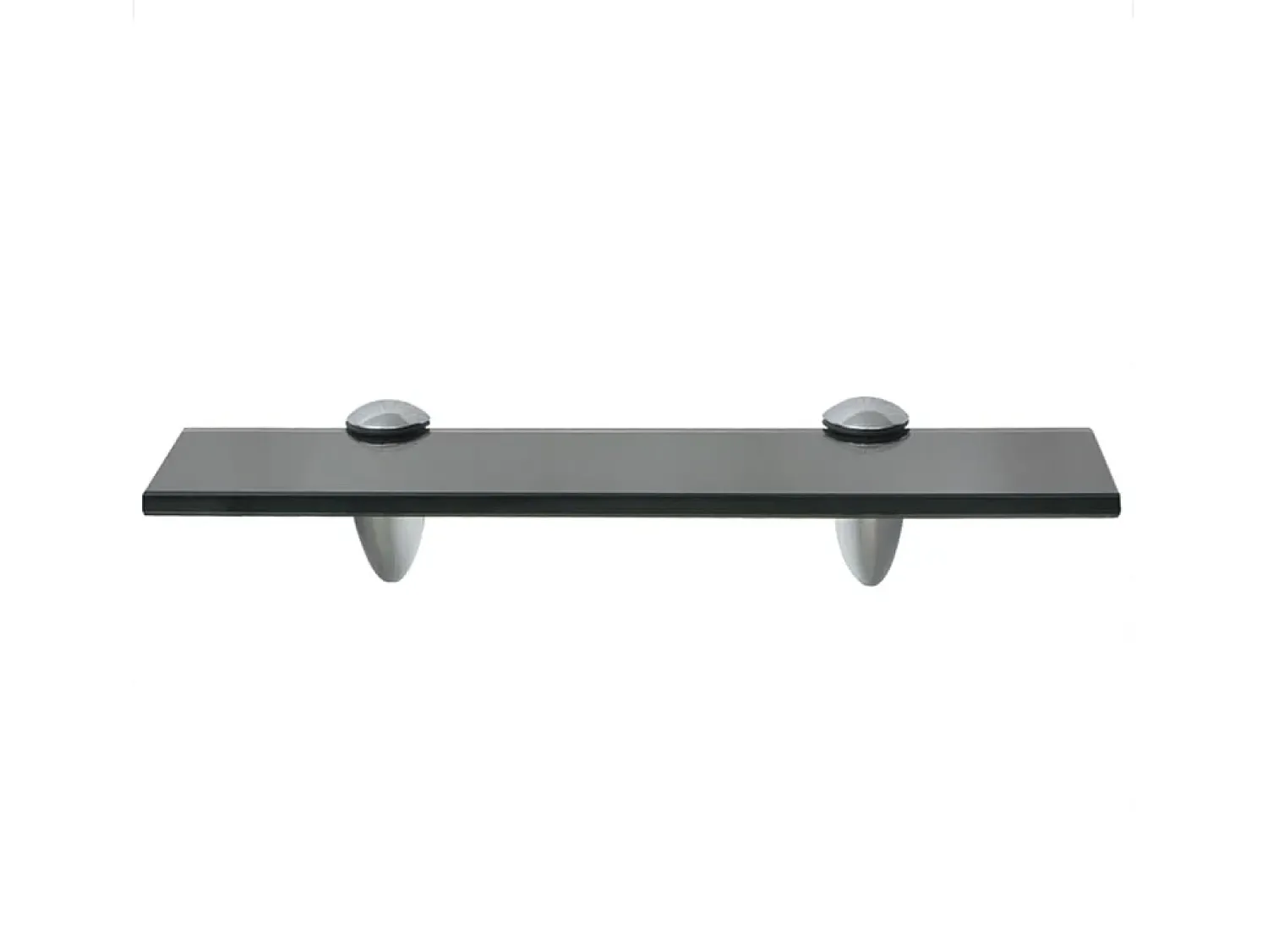Prateleira* Prateleira flutuante vidro 30x10 cm 8 mm PT570990 Preto