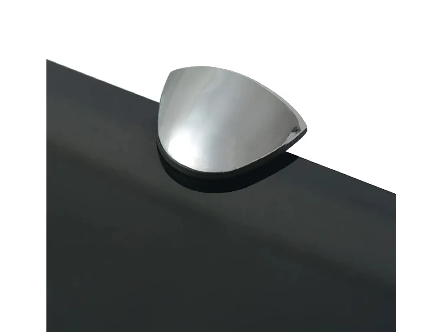 Prateleira* Prateleira flutuante vidro 30x10 cm 8 mm PT570990 Preto