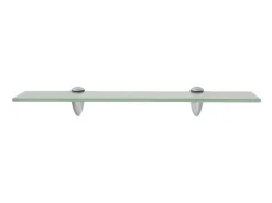 Prateleira flutuante vidro 50x20 cm 8 mm PT863349^ Prateleira