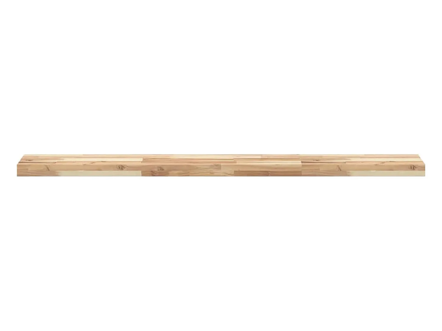 Prateleira| Prateleira flutuante 140x20x4 cm acácia maciça não tratada PT932954 Castanho