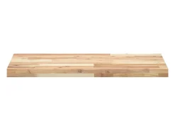Prateleira* Prateleira flutuante 100x40x4 cm acácia maciça não tratada PT292118 Castanho