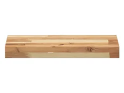Prateleira|vidaxl Prateleira flutuante 60x20x4 cm acácia maciça acabamento a óleo Castanho