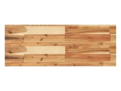 Prateleira| Prateleira flutuante 80x30x4 cm acácia maciça acabamento a óleo PT963626 Castanho