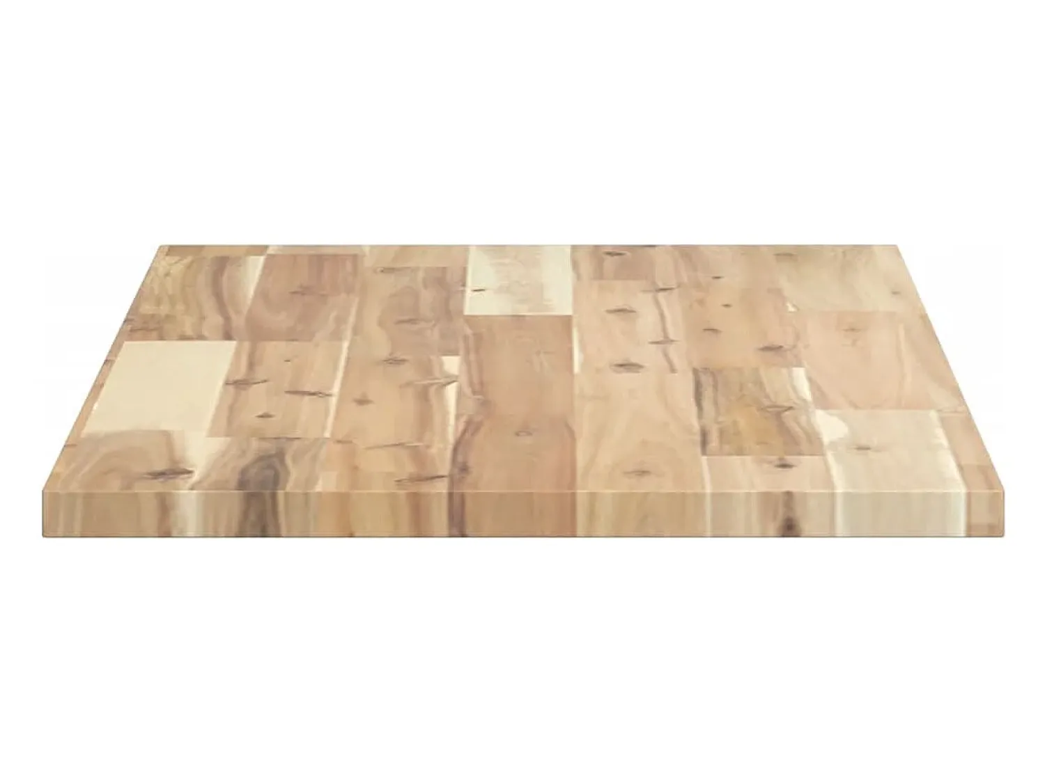Prateleira| Prateleira flutuante 60x40x2 cm acácia maciça não tratada PT630359 Castanho