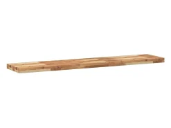 vidaxl Prateleira flutuante 160x30x4cm acácia maciça acabamento a óleo^ Prateleira