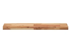 Clearance vidaxl Prateleira flutuante 100x20x4cm acácia maciça acabamento a óleo Castanho