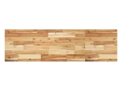 Prateleira* Prateleira flutuante 140x40x2cm acácia maciça acabamento a óleo PT132668 Castanho
