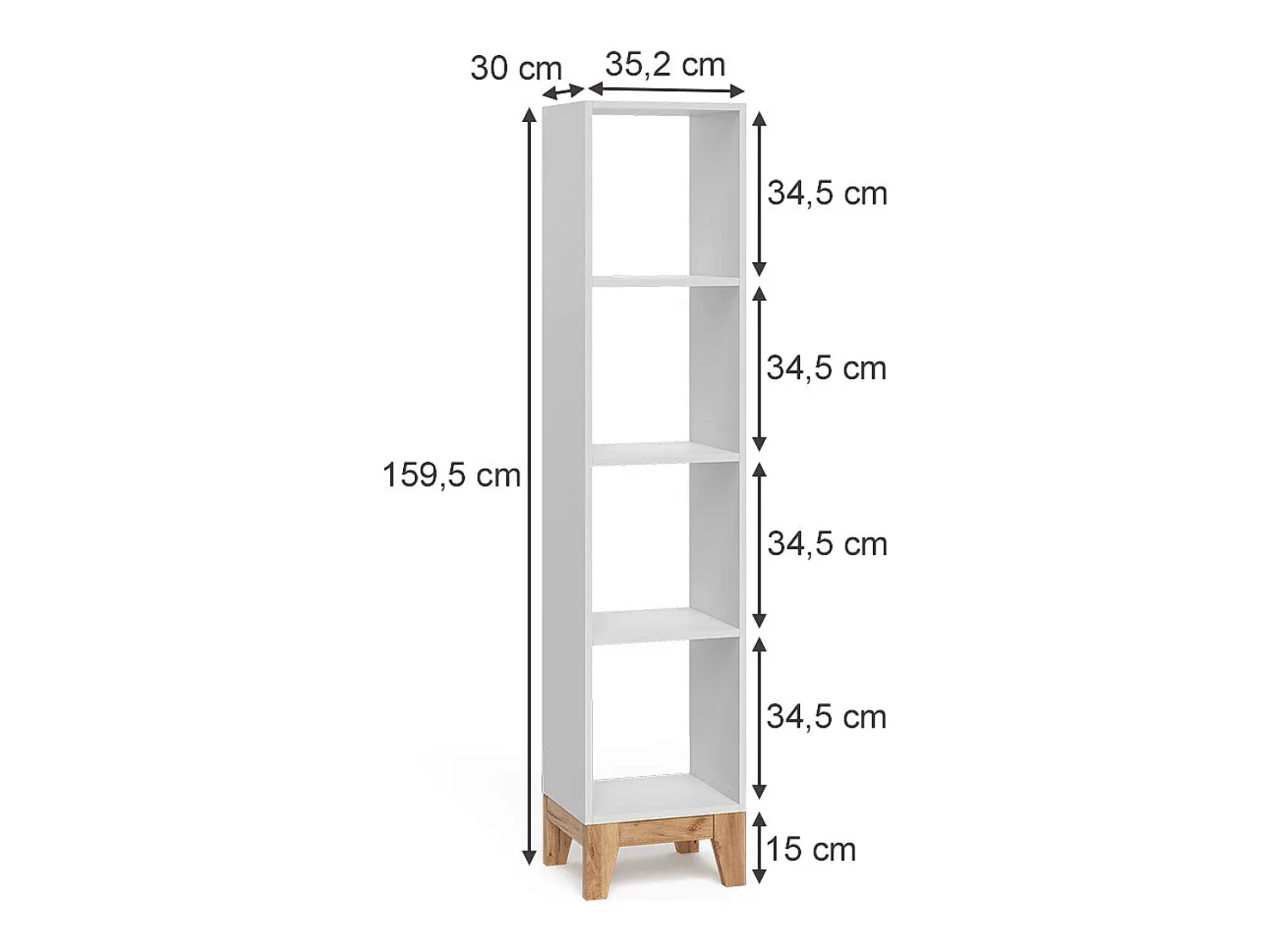Vicco Prateleira infantil /artesanal 35.2x30x159.5 malia^ Prateleira