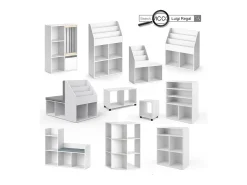 Discount Vicco Prateleira para crianças 30.9x72x79 luigi Branco