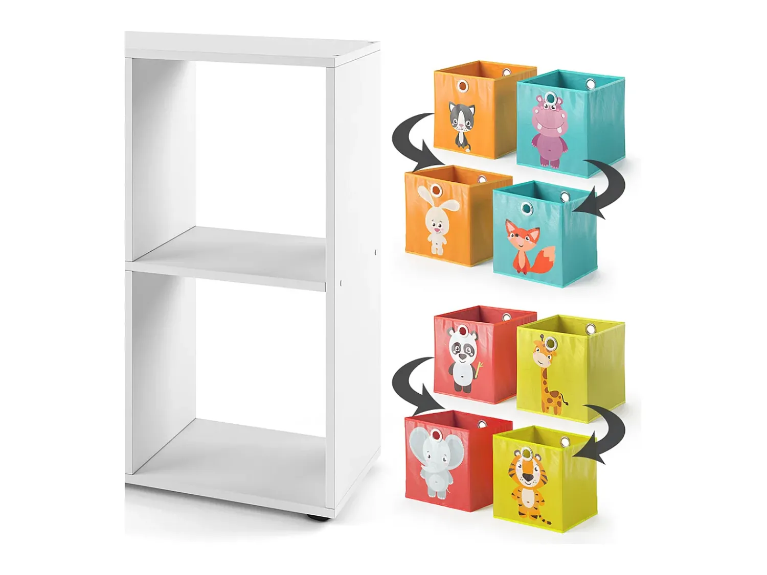 Prateleira*Vicco Prateleira para crianças 72.6x29x72 tetra Branco