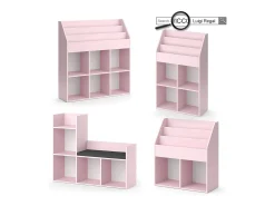 New Vicco Prateleira para crianças 107.2x31.2x114.2 luigi Rosa