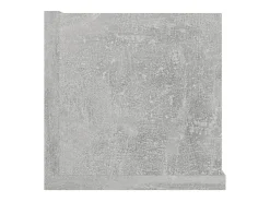 Móvel De Arrumação| Prateleira parede CD 100x18x18cm contraplacado cimento PT652344 Cinzento
