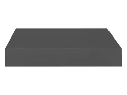 Hot Prateleira parede suspensa 23x23,5x3,8 cm MDF cinza brilhante PT602021 Cinzento