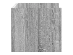 Prateleira*vidaxl Prateleira parede 70,5x35x30,5cm deriv. de madeira cinza sonoma Cinzento