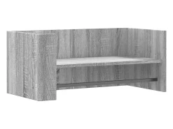 Prateleira*vidaxl Prateleira parede 70,5x35x30,5cm deriv. de madeira cinza sonoma Cinzento