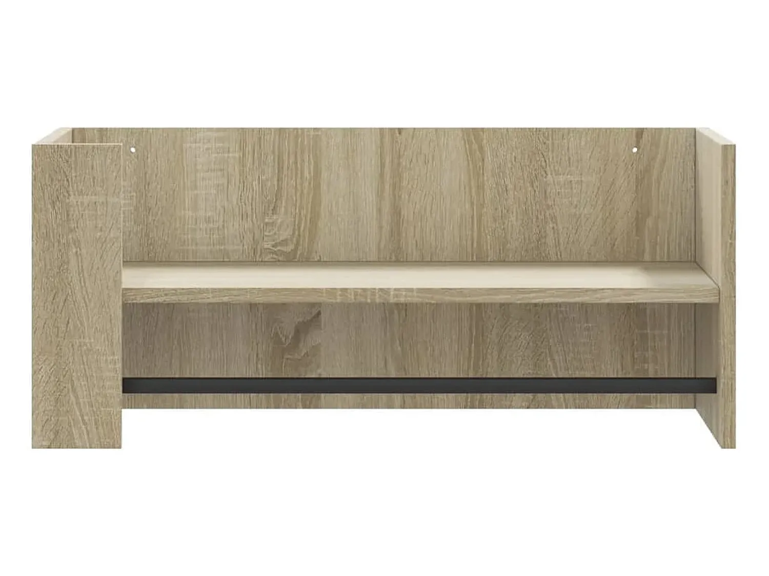 vidaxl Prateleira parede 70,5x35x30,5cm deriv. madeira carvalho sonoma^ Prateleira