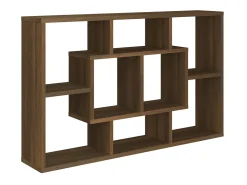 Prateleira* Prateleira parede 85x16x52,5cm madeira carvalho PT210774 Castanho
