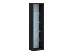 Móvel De Arrumação*VCM Prateleira Wood CD DVD | Estante | Armazenamento | Dimensões A. 77 x L. 21 x P. 14 cm | Stand Shelf - Rasato L (Preto) Multicor