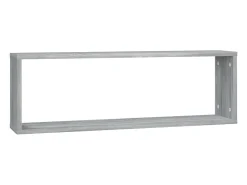 Outlet Prateleiras cubo 4 pcs derivados de madeira sonoma PT440962 Cinzento