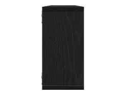 Prateleira*vidaxl Prateleiras cubo 2 pcs derivados de madeira carvalho Preto