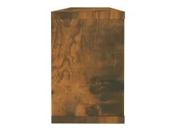 Prateleiras cubo 2pcs 60x15x23cm deriv. madeira carvalho fumado PT623595^ Prateleira