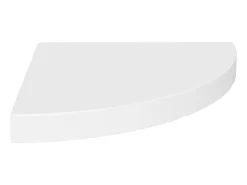 Prateleira* Prateleiras de canto suspensas 2 pcs 35x35x3,8 cm MDF PT699096 Branco