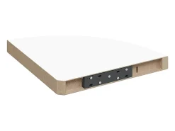 Prateleira*vidaxl Prateleiras de canto suspensas 4 pcs 35x35x3,8 cm MDF Branco