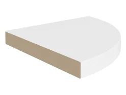 Prateleiras de canto suspensas 4 pcs 35x35x3,8 cm MDF PT372881^ Prateleira