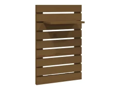 Prateleira* Prateleiras de montagem parede 2 pcs pinho maciço mel PT381139 Castanho