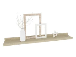 Prateleira* Prateleiras de parede 4 pcs 60x9x3 cm carvalho sonoma PT632518 Castanho
