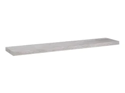 Prateleiras de parede 4 pcs 120x23,5x3,8cm MDF -cimento PT920293^ Prateleira
