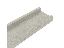 Prateleira|vidaxl Prateleiras de parede 4 pcs 40x9x3 cm cimento Cinzento