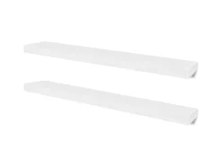 Outlet Prateleiras de parede 4 pcs 100 cm PT558305 Branco