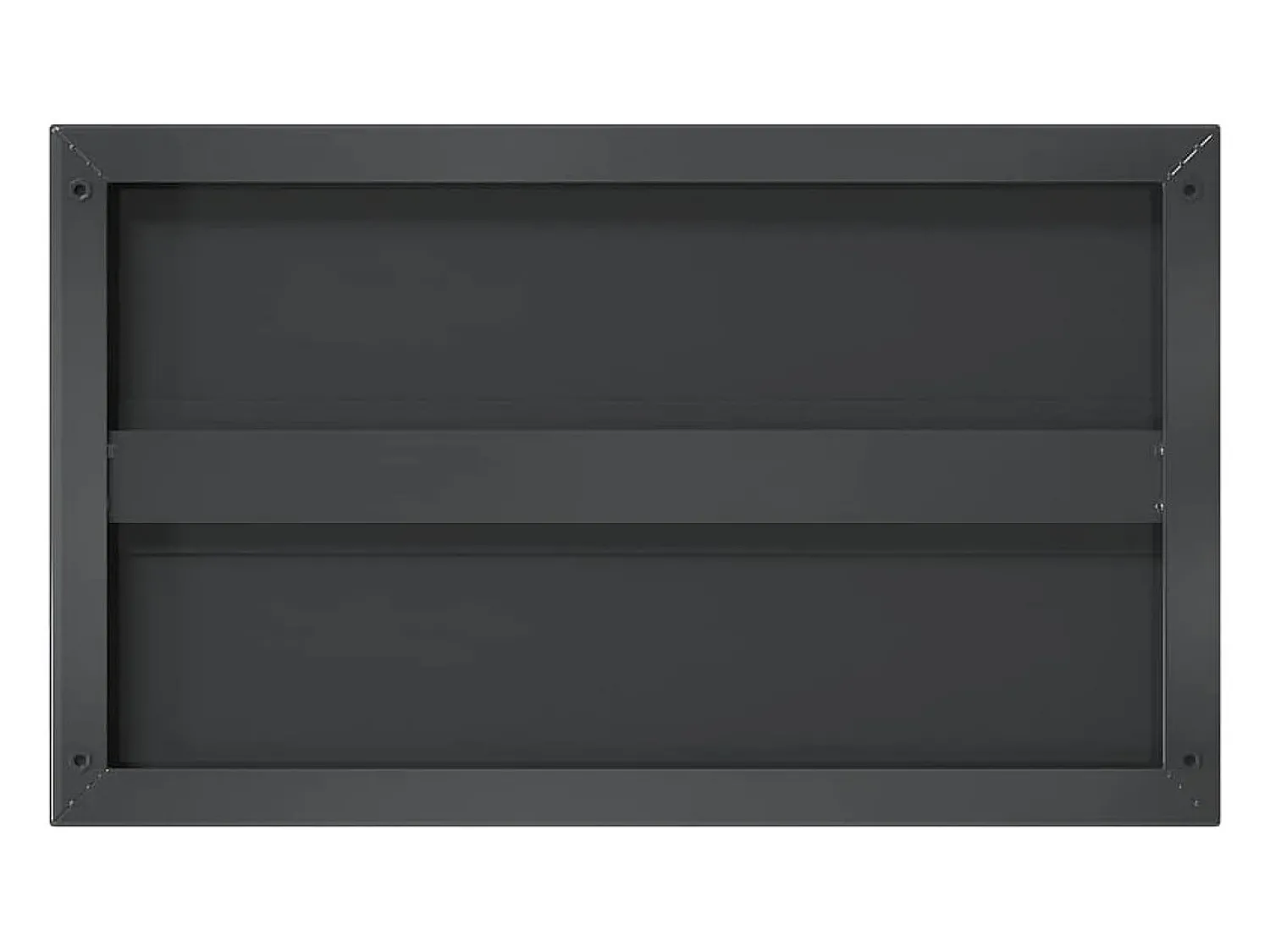 vidaxl Prateleiras de parede 2 pcs 75x30x3 cm aço inoxidável prateado^ Prateleira