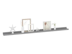 Prateleira| Prateleiras de parede 2 pcs 115x9x3 cm PT506980 Cinzento
