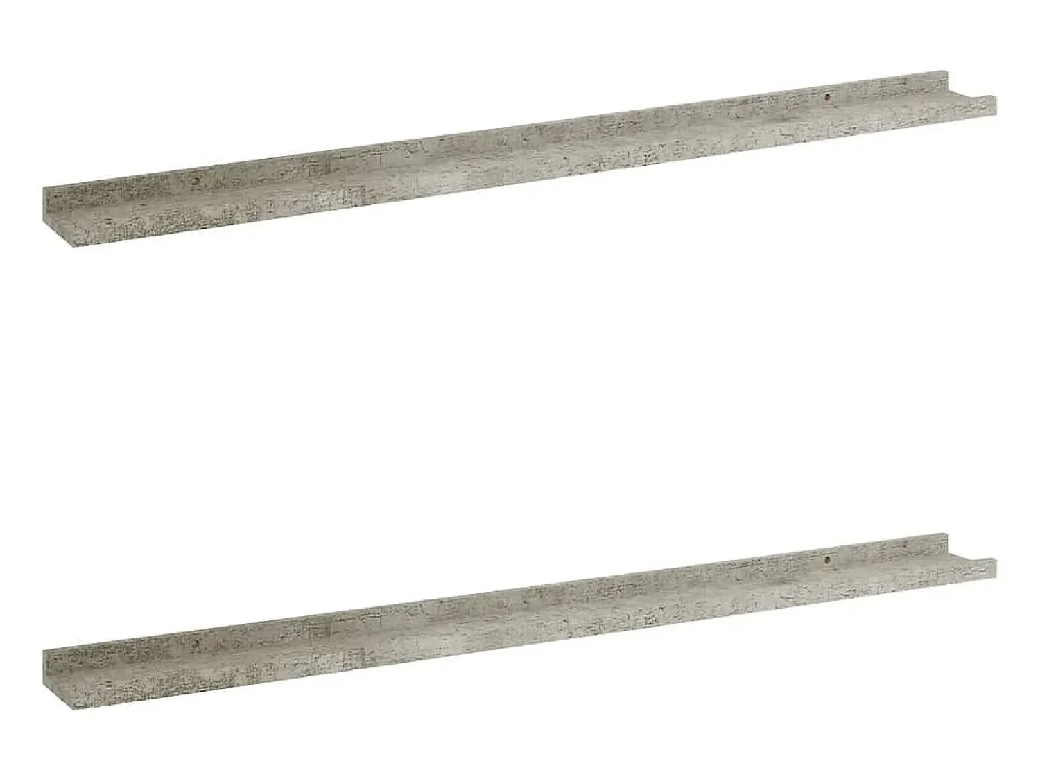 Prateleiras de parede 2 pcs 100x9x3 cm cimento PT710661^ Prateleira