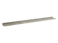 Prateleiras de parede 2 pcs 100x9x3 cm cimento PT710661^ Prateleira