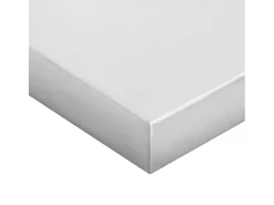 Prateleira|vidaxl Prateleiras de parede 2 pcs 50x40x3 cm aço inoxidável Prateado