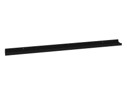 Prateleira|vidaxl Prateleiras de parede 4 pcs 115x9x3 cm Preto