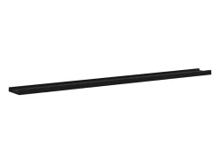 Prateleira|vidaxl Prateleiras de parede 4 pcs 115x9x3 cm Preto