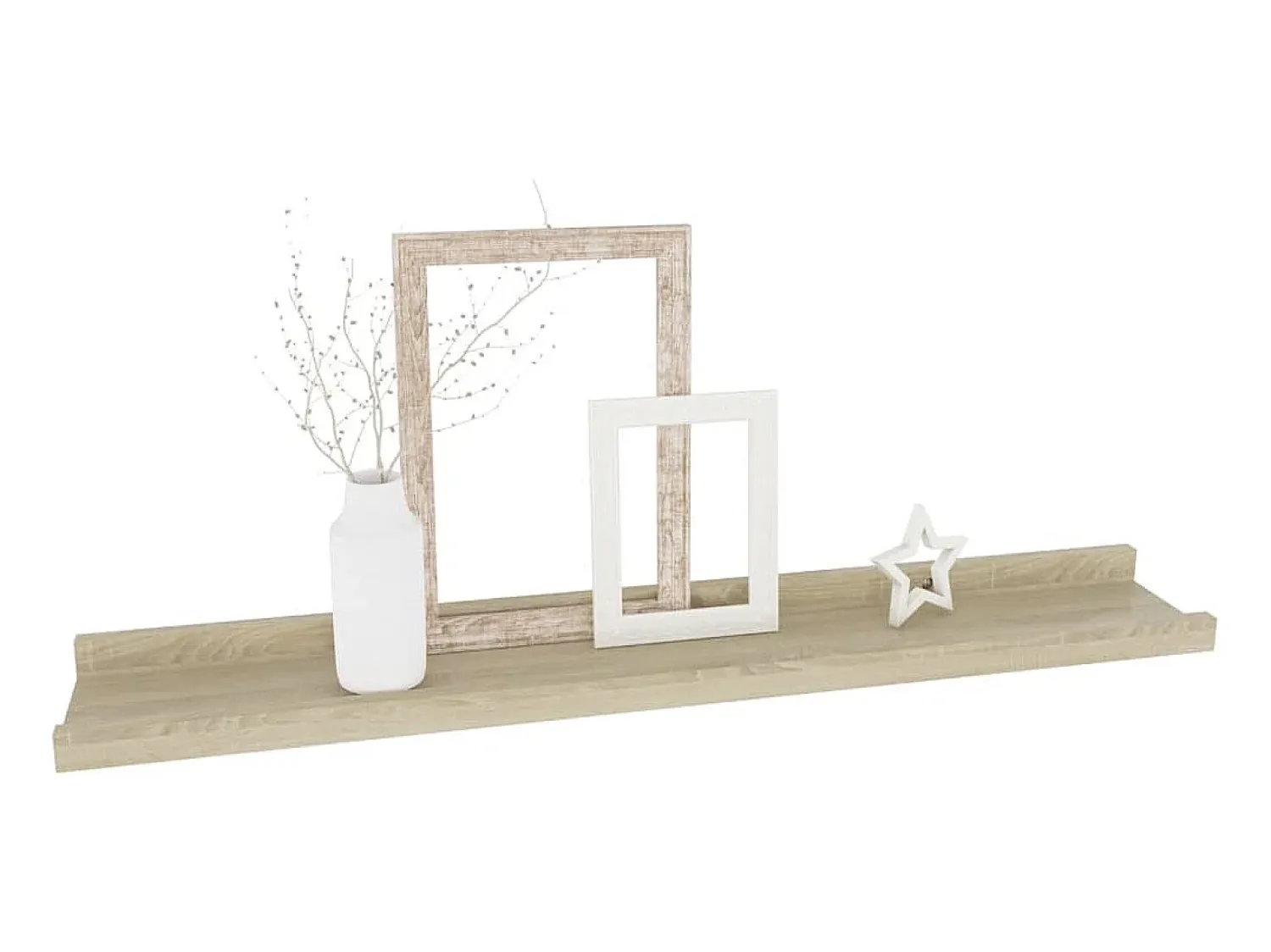 Online Prateleiras de parede 2 pcs 60x9x3 cm carvalho sonoma PT580231 Castanho
