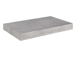 Prateleiras de parede 2 pcs 40x23x3,8 cm MDF -cimento PT833520^ Prateleira