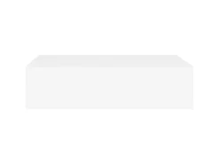 Prateleira| Prateleiras de parede com gavetas 2pcs MDF 40x23,5x10 cm PT360663 Branco