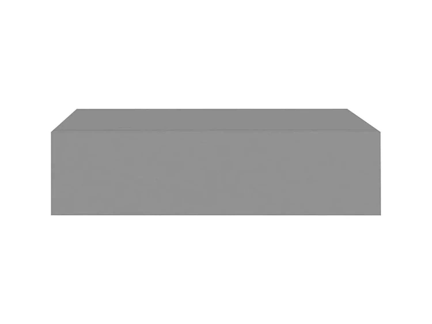 Sale Prateleiras de parede com gavetas 2 pcs MDF 40x23,5x10 cm cinza PT574824 Cinzento