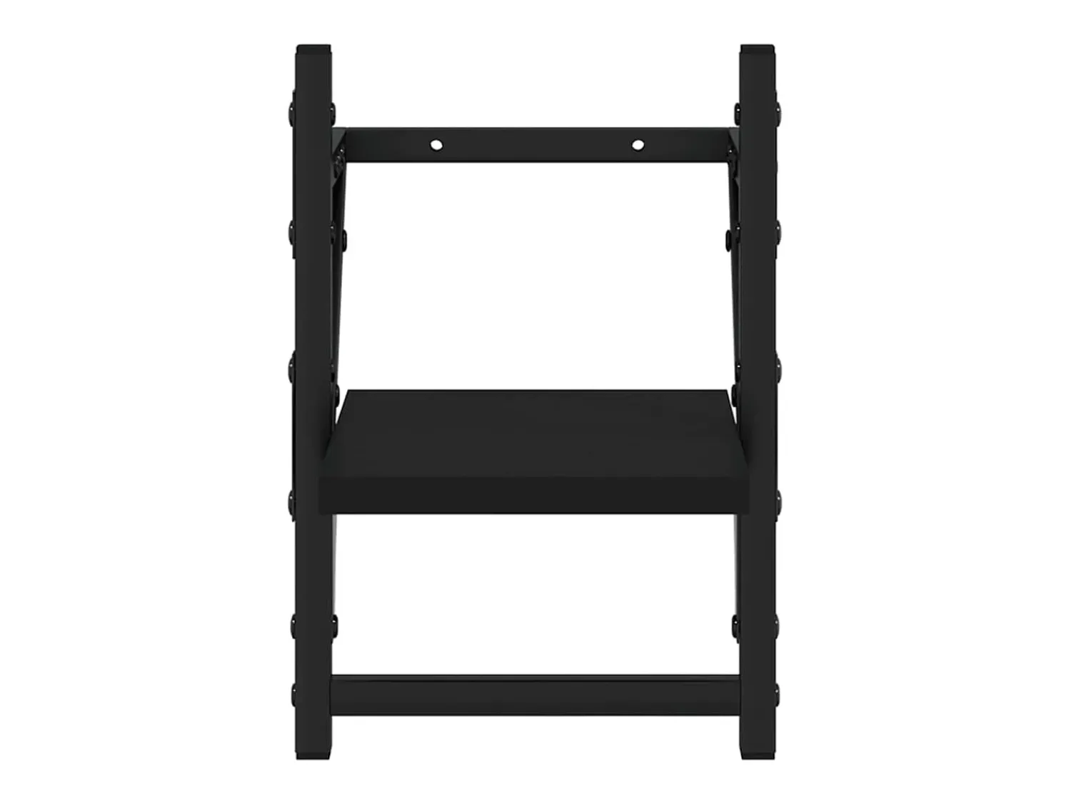 Online Prateleiras de parede com barras 2 pcs 20x25x30 cm PT378278 Preto