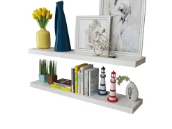 Prateleiras de parede para livros/DVD MDF PT809680^ Prateleira
