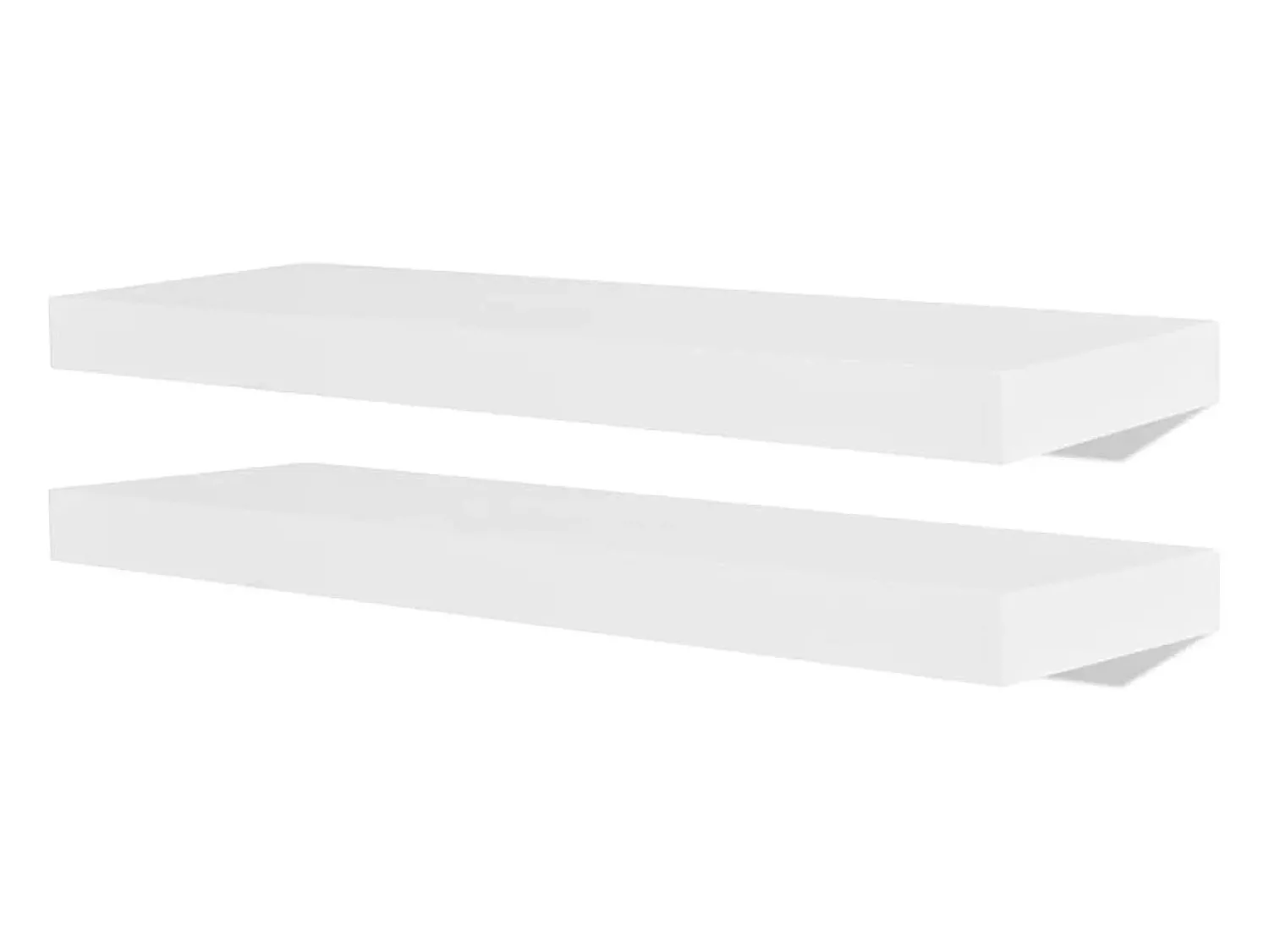 Prateleira*vidaxl Prateleiras de parede para livros/DVD MDF Branco