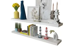 Prateleiras de parede para livros/DVD MDF PT466979^ Prateleira